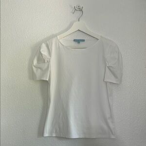 ANTONIO MELANI White Short Sleeve Blouse